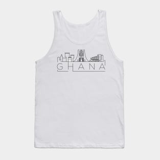 Ghana Minimal Skyline Tank Top